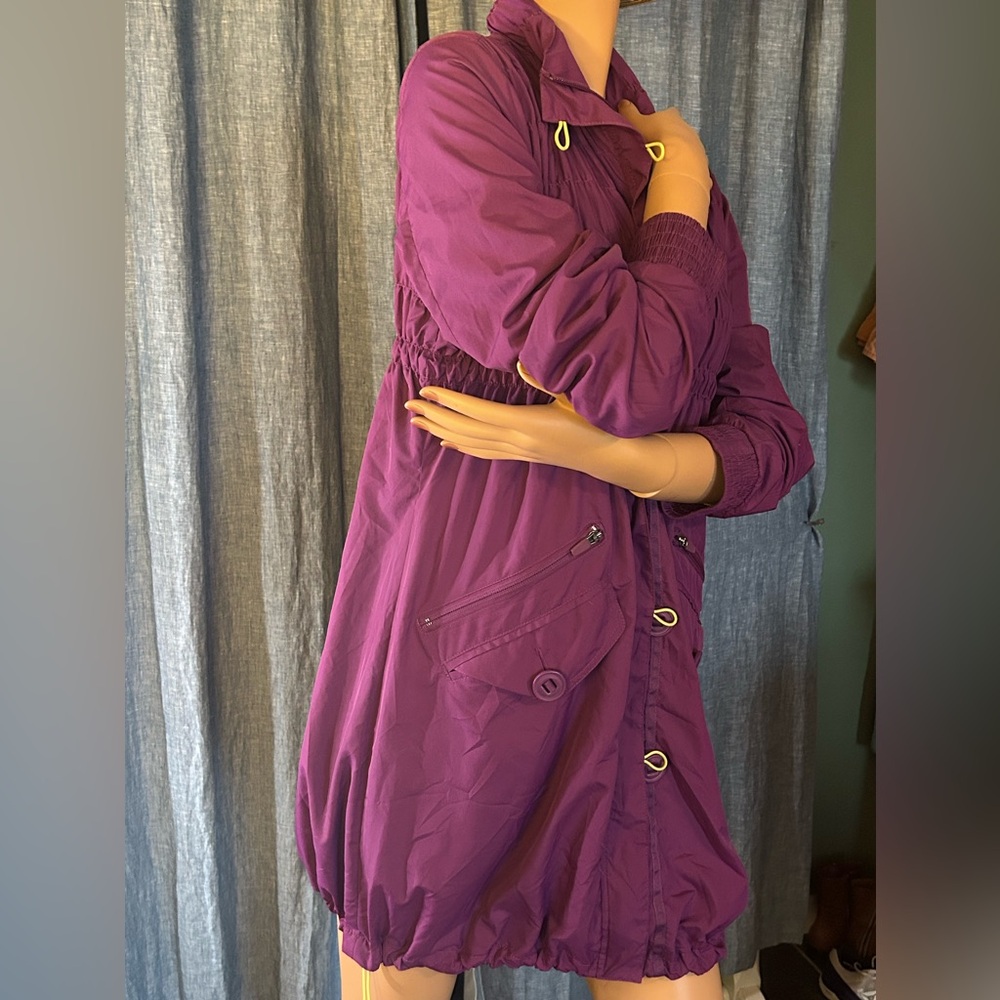 ATHLETA PURPLE RAIN JACKET DRAWSTRING QUILTED NWT - image 5